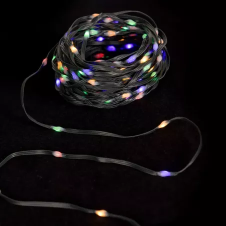 Sznur 30mb 300led kolorowych lampek Ip44 taśma świetlna z zasilaczem - 8433325381998