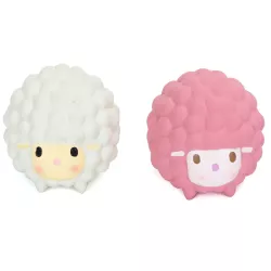 Urocza owieczka gumowa zabawka dla psa gryzak z dźwiękiem około 5cm-8719138214631