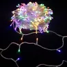 Sznur 30mb 600led kolorowych lampek choinkowych Ip44 z zasilaczem - 8433325002428