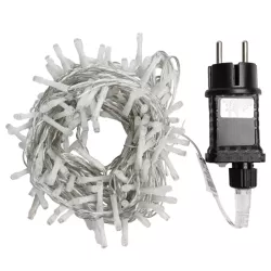 Sznur 7.5mb 150led kolorowych lampek choinkowych Ip44 z zasilaczem - 8433325002459