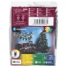 Sznur 20mb 200 led kolorowych lampek choinkowych led Ip44 z zasilaczem - 8433325002831