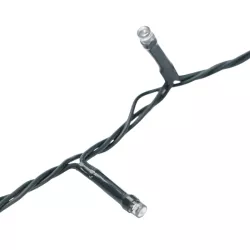 Sznur 5mb 50led ciepłych lampek choinkowych led Ip44 z zasilaczem - 8433325002947
