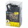 Sznur 5mb 50led ciepłych lampek choinkowych led Ip44 z zasilaczem - 8433325002947