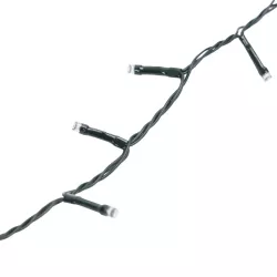 Sznur 7.5mb 150led ciepłych lampek choinkowych led Ip44 z zasilaczem - 8433325380861