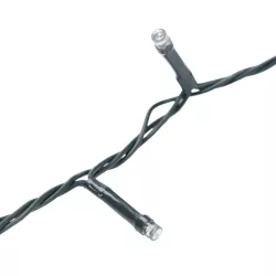 Sznur 7.5mb 150led ciepłych lampek choinkowych led Ip44 z zasilaczem - 8433325380861