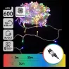 Sznur 30mb 600led kolorowych lampek choinkowych Ip44 z zasilaczem - 8433325002428