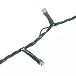 Sznur 20mb 200led ciepłych lampek choinkowych led Ip44 z zasilaczem - 8433325002909