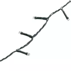 Sznur 20mb 200led ciepłych lampek choinkowych led Ip44 z zasilaczem - 8433325002909