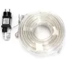 Wąż led 15mb sznur 300 led zimnych led Φ10mm z zasilaczem 8 funkcji - 8433325003081