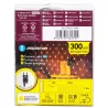 Siatka 300 led 4.5x1.5m ciepła kurtyna zewnętrzna niskonapięciowa - 8433325382391