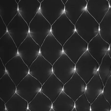 Siatka 300 led 4.5x1.5m biała zimna kurtyna zewnętrzna niskonapięciowa - 8433325382407