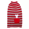 Sweter dla psa XL 40 cm w kontrastowe paski miękki ciepły i wygodny - 8719138064137