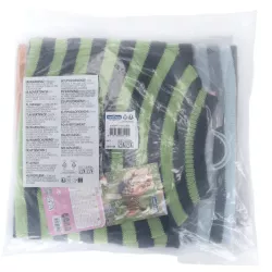 Sweter dla psa XXL 45 cm w kontrastowe paski miękki ciepły i wygodny - 8719138064144