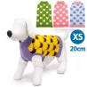 Sweter dla psa XS 20 cm żakardowy w ciapki miękki ciepły i wygodny - 8719138064168