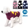Sweter dla psa XS 20 cm żakardowy w kwiatki miękki ciepły i wygodny - 8719138064410