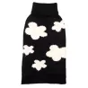 Sweter dla psa XXL 45 cm żakardowy w kwiatki miękki ciepły i wygodny - 8719138064687