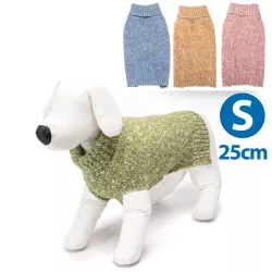 Sweter dla psa S 25 cm żakardowy w kropeczki miękki ciepły i wygodny - 8719138065301