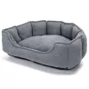 Zestaw 2 legowisk dla psa lub kota półokrągłego w kolorze szarym - 8719138072446