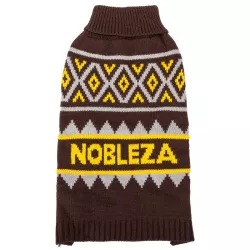 Sweter dla psa XS 20 cm żakardowy z logiem miękki ciepły i wygodny - 8719138064359