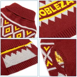 Sweter dla psa S 25 cm żakardowy z logiem miękki ciepły i wygodny - 8719138064366