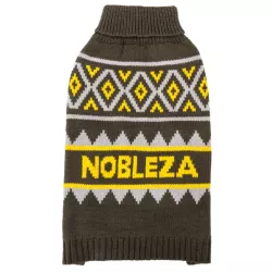 Sweter dla psa L 35 cm żakardowy z logiem miękki ciepły i wygodny - 8719138064380