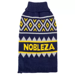 Sweter dla psa L 35 cm żakardowy z logiem miękki ciepły i wygodny - 8719138064380