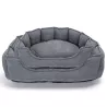 Zestaw 2 legowisk dla psa lub kota półokrągłego w kolorze szarym - 8719138072446