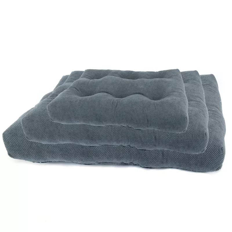 Zestaw 3 szarych poduszek dla psa i kota leżanki mała średnia i duża - 8719138072491