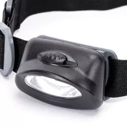 Czołówka 0.3W/50lm 2 tryby oświetlenia lampka na 3 baterie AAA - 8433325385132
