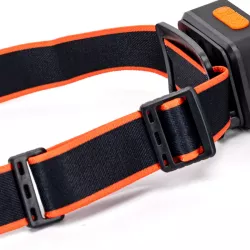 Czołówka 1.5W/100lm 3 rodzaje oświetlenia i światło ostrzegawcze USB - 8433325385163