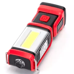 Latarka lampka 200 lm COB o mocy 3W na 3xAA przenośna lampa robocza - 8433325385200