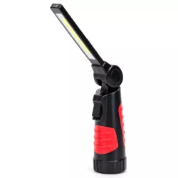 Latarka 200 lm COB o mocy 3W na 3 baterie AA przenośna lampa robocza - 8433325385231