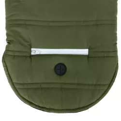 Płaszcz zimowy XS 20 cm dla psa z kieszenią miękki ciepły puszysty - 8719138067022