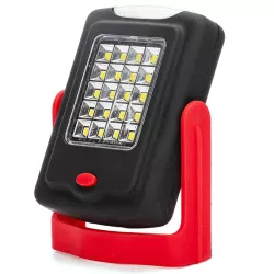 Lampa robocza 120 lm o mocy 2W z magnesem i haczykiem na 3 baterie AA - 8433325385286