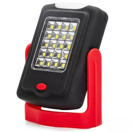 Lampa robocza 120 lm o mocy 2W z magnesem i haczykiem na 3 baterie AA - 8433325385286