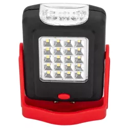 Lampa robocza 120 lm o mocy 2W z magnesem i haczykiem na 3 baterie AA - 8433325385286