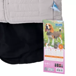 Płaszcz zimowy L 35 cm dla psa z kieszenią miękki ciepły puszysty - 8719138067114