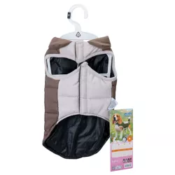 Płaszcz zimowy M 30 cm dla psa z odblaskową kieszenią miękki ciepły - 8719138068999