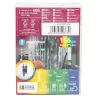 Kurtyna świetlna 1.2x1.2m 156 lampek led RGBY w 13 soplach 8 trybów - 8433325003739