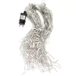 Sople 300 led białe ciepłe 75 równych zwisów na 15m kablu długość 0.4m - 8433325382230