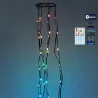 Lampki choinkowe 10x1.5m 150 RGBIC serowarnie z aplikacji lub pilota - 8433325412944