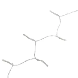 Lampki choinkowe ciepłe 10m z pozytywką sznur 100 led na baterie pilot - 8433325501303