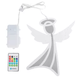 Aniołek led świecąca zawieszka z pozytywką i pilotem na baterie 3xAA - 8433325501358