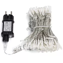 Kurtyna świetlna 1.2x1.8m 234 lampek RGBY led w 13 soplach 8 trybów - 8433325003852