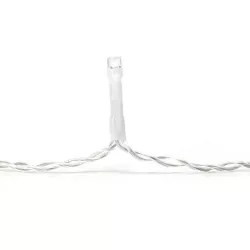 Sople 200 led białe zimne 50 równych zwisów na 10m kablu długość 0.4m - 8433325381226