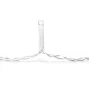 Sople 200 led białe zimne 50 równych zwisów na 10m kablu długość 0.4m - 8433325381226