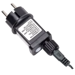 Sznur 10mb 200 lampek choinkowych led RGBY Ip44 z zasilaczem 8 trybów - 8433325501419