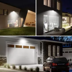 LED Ultracienki reflektor z czujnikiem biały 10W Odlewanie - 8433325202590