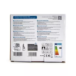 LED Ultracienki reflektor z czujnikiem biały 10W Odlewanie - 8433325202590