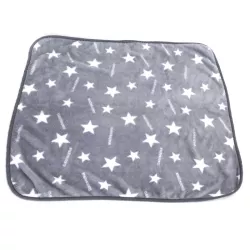 Koc 80x100 cm roz M ciepła mata dla psa lub kota z neuronalnym wzorem - 8719138072699